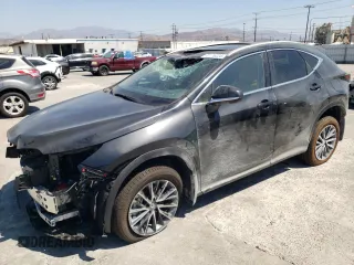 2025 Lexus NX with VIN 2T2ADCAZ8SC019729, listed as a Copart auction lot 70776034 with 875 mi miles and Salvage Title. Bid and sale history available at carsss.com. Image 1.