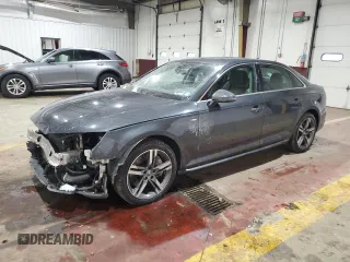 2018 Audi A4 Premium Plus with VIN WAUENAF48JA200835, listed as a Copart auction lot 44988675 with 88,608 mi miles and Salvage Title. Bid and sale history available at carsss.com. Image 1.