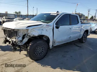 2021 Chevrolet Silverado 1500 RST with VIN 3GCUYEEL1MG364522, listed as a Copart auction lot 82007534 with 52,010 mi miles and Salvage Title. Bid and sale history available at carsss.com. Image 1.