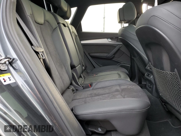 2023 Audi Q5 S line Premium Plus with VIN WA1E2AFY4P2069690, listed as a Copart auction lot 80200504 with 28,090 mi miles and Salvage title. Bid and sale history available at DreamBid. Image 11.