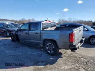 2021 Chevrolet Colorado 4WD Z71 z VIN 1GCGTDEN4M1206486, wystawiony jako Copart lot #45133615 z przebiegiem Nie podano mil oraz Szkoda całkowita • Salvage title. Historia ofert i sprzedaży dostępna na DreamBid. Obrazek 2.