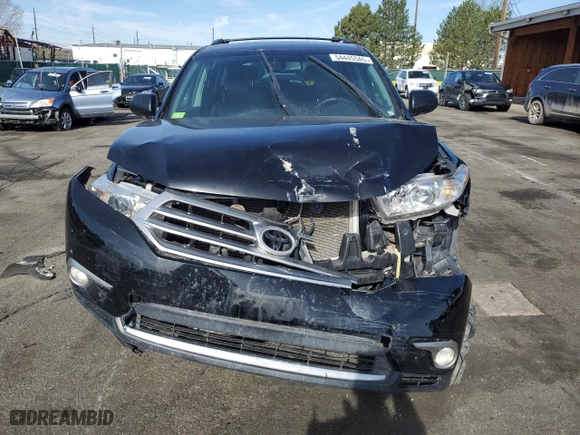 2013 Toyota Highlander Limited with VIN 5TDDK3EH4DS186706, listed as a Copart auction lot 54445545 with 116,423 mi miles and Clean Title. Bid and sale history available at carsss.com. Image 5.