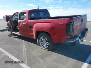 2015 GMC Canyon 4WD SLT with VIN 1GTG6CE30F1175322, listed as a IAAI auction lot 41273719 with 1 mi miles. Bid and sale history available at carsss.com. Image 3.