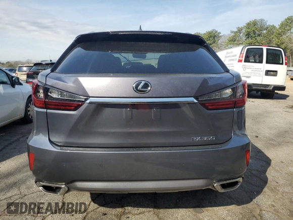 2018 Lexus RX with VIN 2T2ZZMCAXJC111165, listed as a Copart auction lot 49084985 with 33,812 mi miles and Salvage Title. Bid and sale history available at carsss.com. Image 6.