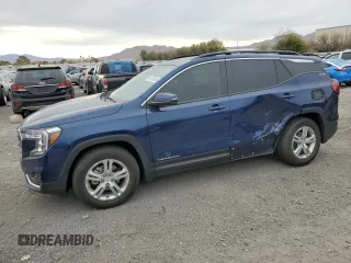 2022 GMC Terrain SLE with VIN 3GKALMEV0NL170221, listed as a Copart auction lot 49113685 with 21,209 mi miles and Salvage Title. Bid and sale history available at carsss.com. Image 1.
