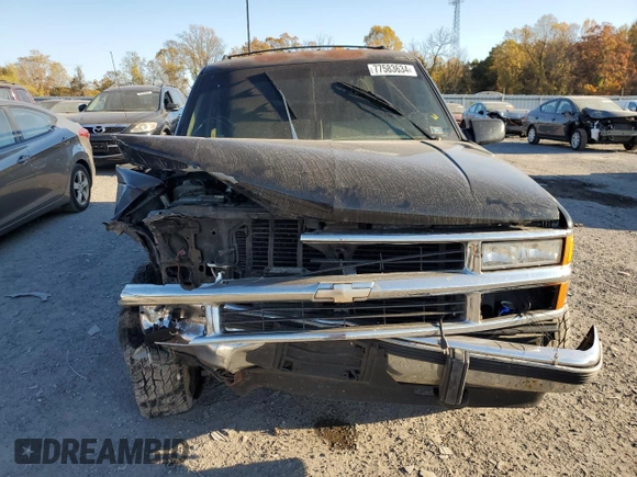 1994 Chevrolet Suburban with VIN 1GNFK16K0RJ417930, listed as a Copart auction lot 77583634 with 252,477 mi miles and Salvage Title. Bid and sale history available at carsss.com. Image 5.