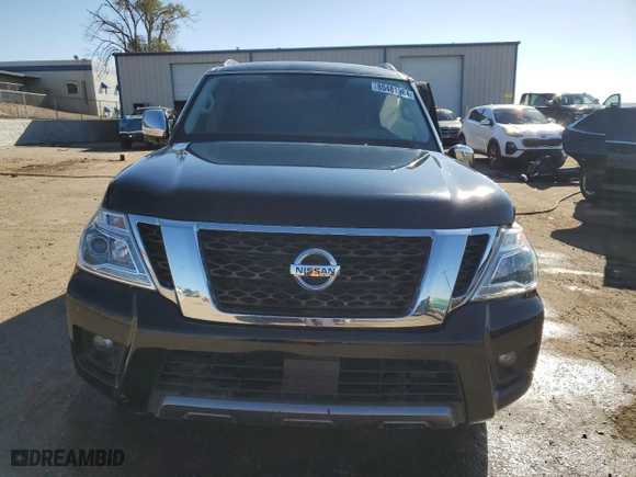 2019 Nissan Armada SL with VIN JN8AY2ND3K9088680, listed as a Copart auction lot 42959485 with NaN miles and Salvage Title. Bid and sale history available at carsss.com. Image 5.