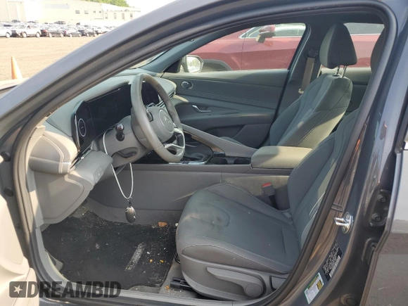 2024 Hyundai Elantra SEL with VIN KMHLS4DG7RU748901, listed as a Copart auction lot 59608625 with 21,072 mi miles and Salvage title. Bid and sale history available at DreamBid. Image 7.