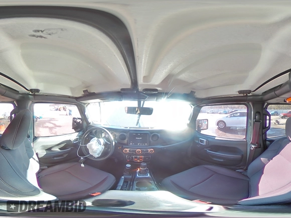 2022 Jeep Gladiator Willys with VIN 1C6HJTAG7NL117102, listed as a Copart auction lot 87679075 with 28,196 mi miles and Salvage title. Bid and sale history available at DreamBid. Image 14.