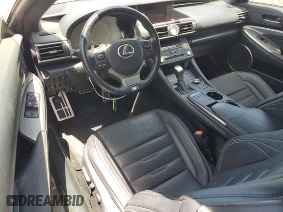 2017 Lexus RC 350 with VIN JTHHE5BC9H5016459, listed as a Copart auction lot 51806795 with 55,410 mi miles and Clean title. Bid and sale history available at DreamBid. Image 8.