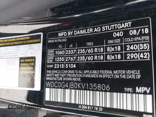 2019 Mercedes-Benz GLC 300 z VIN WDC0G4JB0KV135806, wystawiony jako IAAI lot #41935274 z przebiegiem 85 704 mil mil oraz . Historia ofert i sprzedaży dostępna na DreamBid. Obrazek 9.