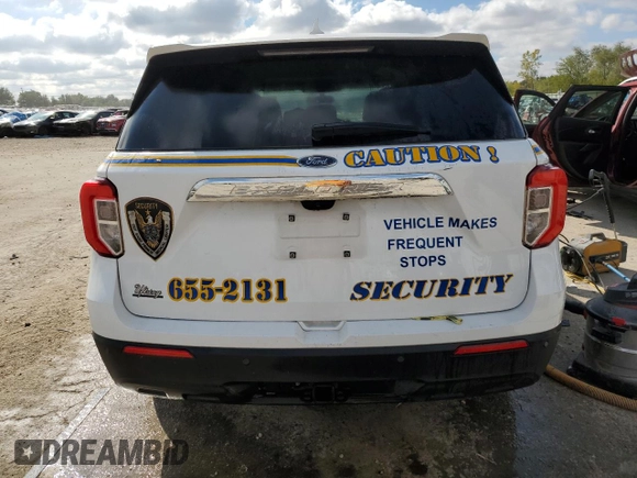 2020 Ford Explorer with VIN 1FMSK8BB6LGC83107, listed as a Copart auction lot 72339414 with Not Provided miles and Salvage Title. Bid and sale history available at carsss.com. Image 7.