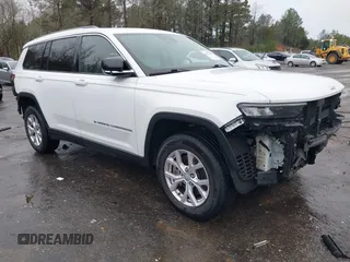 2022 Jeep Grand Cherokee Limited with VIN 1C4RJJBG9N8574495, listed as a IAAI auction lot 41537849 with 59,565 mi miles and . Bid and sale history available at DreamBid. Image 1.