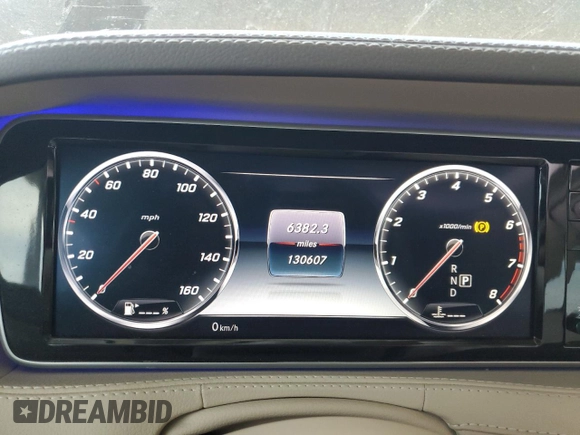 2017 Mercedes-Benz S 550 with VIN WDDUG8CB8HA295160, listed as a Copart auction lot 50541675 with 130,607 mi miles and Clean Title. Bid and sale history available at carsss.com. Image 9.