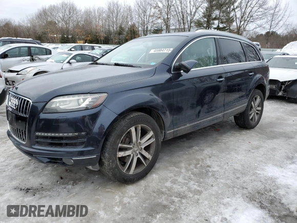 2010 Audi Q7 Premium Plus with VIN WA1LMAFE7AD000835, listed as a Copart auction lot 45984715 with 170,994 mi miles and Non repairable. Bid and sale history available at DreamBid. Image 1.