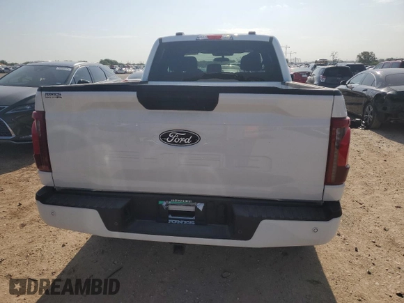 2025 Ford F-150 with VIN 1FTEX2LP7SKD14189, listed as a Copart auction lot 55840875 with 3,304 mi miles and Salvage title. Bid and sale history available at DreamBid. Image 6.