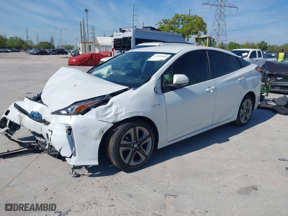 2022 Toyota Prius L Eco with VIN JTDKAMFU1N3177444, listed as a IAAI auction lot 41812402 with 44,666 mi miles. Bid and sale history available at carsss.com. Image 17.