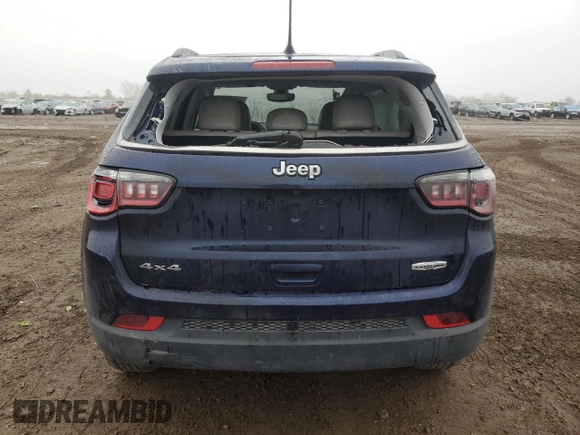2018 Jeep Compass Latitude с VIN 3C4NJDBBXJT223594, выставлен на аукционе Copart как лот 55035855 с пробегом 92 074 миль миль и Списание • Salvage title. История ставок и продаж доступна на DreamBid. Изображение 6.