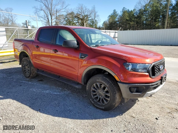 2019 Ford Ranger XL with VIN 1FTER4FHXKLB10457, listed as a Copart auction lot 46922625 with 41,633 mi miles and Salvage Title. Bid and sale history available at carsss.com. Image 4.