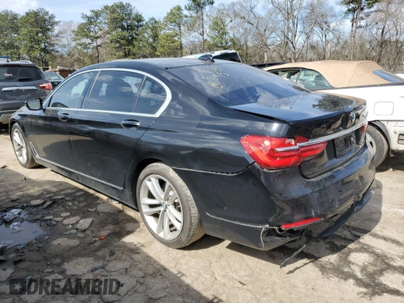 2017 BMW 7 Series 750i with VIN WBA7F0C54HGM21367, listed as a Copart auction lot 40801593 with 74,477 mi miles. Bid and sale history available at carsss.com. Image 2.
