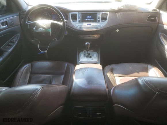 2014 Hyundai Genesis 3.8L with VIN KMHGC4DD9EU264887, listed as a Copart auction lot 46945255 with 193,252 mi miles and Clean Title. Bid and sale history available at carsss.com. Image 8.