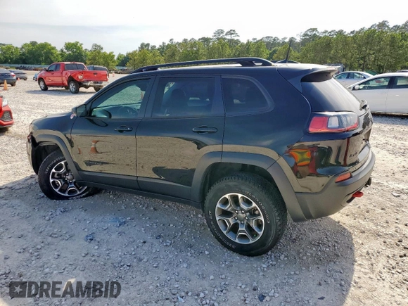 2022 Jeep Cherokee Trailhawk with VIN 1C4PJMBX5ND549240, listed as a Copart auction lot 56743785 with 11,392 mi miles and Salvage title. Bid and sale history available at DreamBid. Image 2.