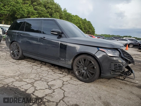 2020 Land Rover Range Rover z VIN SALGS5SE7LA574603, wystawiony jako Copart lot #59981714 z przebiegiem 54 127 mil mil oraz Szkoda całkowita • Salvage title. Historia ofert i sprzedaży dostępna na DreamBid. Obrazek 4.