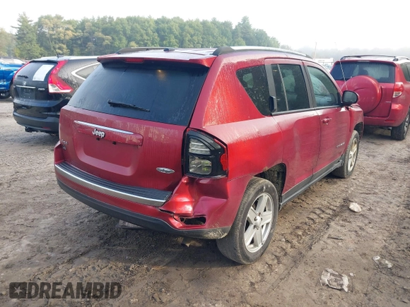 2016 Jeep Compass High Altitude with VIN 1C4NJDAB2GD771167, listed as a IAAI auction lot 41475073 with 125,984 mi miles. Bid and sale history available at carsss.com. Image 6.
