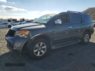 2012 Nissan Armada SV z VIN 5N1AA0ND5CN613490, wystawiony jako Copart lot #82412484 z przebiegiem 105 917 mil mil oraz Szkoda całkowita • Salvage title. Historia ofert i sprzedaży dostępna na DreamBid. Obrazek 1.