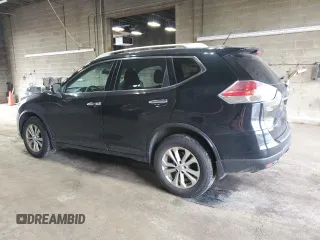 2015 Nissan Rogue SL with VIN 5N1AT2MV0FC818599, listed as a Copart auction lot 54659605 with 143,877 mi miles and Salvage Title. Bid and sale history available at carsss.com. Image 2.