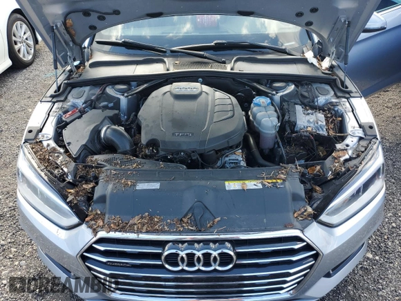 2019 Audi A5 Cabriolet Premium z VIN WAUWNGF57KN001673, wystawiony jako Copart lot #49077263 z przebiegiem 41 769 mil mil oraz . Historia ofert i sprzedaży dostępna na DreamBid. Obrazek 11.