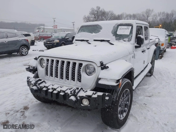 2023 Jeep Gladiator Overland with VIN 1C6HJTFG6PL544489, listed as a IAAI auction lot 41311654 with 37,630 mi miles. Bid and sale history available at carsss.com. Image 2.