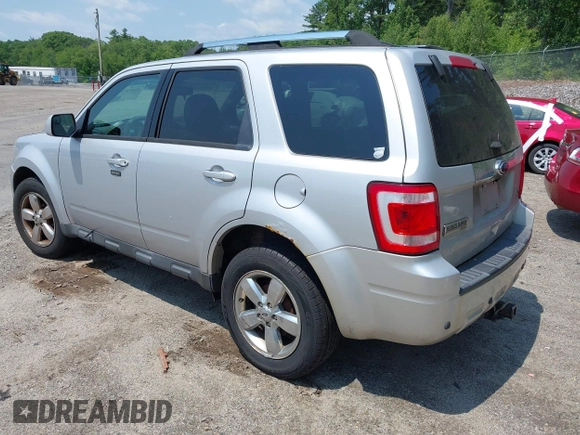 2011 Ford Escape Limited with VIN 1FMCU9EG4BKB00942, listed as a IAAI auction lot 42470733 with 247,461 mi miles and . Bid and sale history available at DreamBid. Image 3.