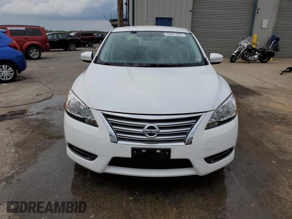 2015 Nissan Sentra S with VIN 3N1AB7AP1FY301302, listed as a Copart auction lot 53671685 with 71,041 mi miles and Salvage Title. Bid and sale history available at carsss.com. Image 5.