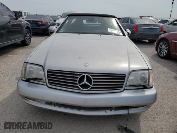 2001 Mercedes-Benz SL 500 with VIN WDBFA68F91F195550, listed as a Copart auction lot 73820644 with Not provided miles and Salvage title. Bid and sale history available at DreamBid. Image 5.