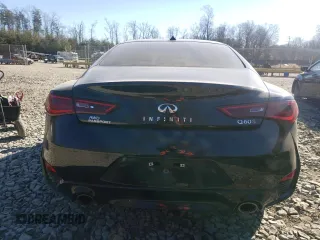 2022 Infiniti Q60 Red Sport 400 with VIN JN1FV7LL3NM680313, listed as a Copart auction lot 40974084 with 17,527 mi miles and . Bid and sale history available at DreamBid. Image 6.
