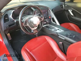 2015 Chevrolet Corvette 1LT with VIN 1G1YB2D73F5109816, listed as a Copart auction lot 80187414 with 0 mi miles and Salvage Title. Bid and sale history available at carsss.com. Image 8.
