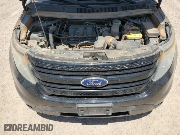 2014 Ford Utility Police Interceptor with VIN 1FM5K8AR6EGB44643, listed as a Copart auction lot 65148214 with 147,056 mi miles and Salvage Title. Bid and sale history available at carsss.com. Image 12.