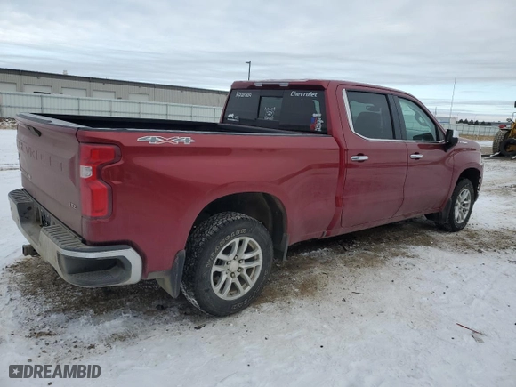 2019 Chevrolet Silverado 1500 LTZ with VIN 1GCUYGEL4KZ268621, listed as a Copart auction lot 88793135 with 65,674 mi miles and Salvage Title. Bid and sale history available at carsss.com. Image 3.