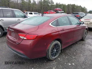 2016 Chrysler 200 LX with VIN 1C3CCCFB3GN189274, listed as a IAAI auction lot 41536722 with 207,279 mi miles. Bid and sale history available at carsss.com. Image 4.