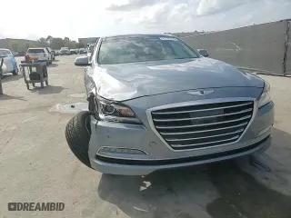 2016 Hyundai Genesis 3.8L with VIN KMHGN4JEXGU115091, listed as a Copart auction lot 47765205 with 29,698 mi miles and Salvage Title. Bid and sale history available at carsss.com. Image 13.