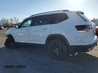 2023 Volkswagen Atlas SE with VIN 1V2JR2CA6PC554791, listed as a Copart auction lot 88575555 with 25,605 mi miles and Salvage title. Bid and sale history available at DreamBid. Image 2.