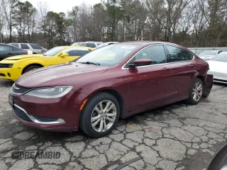 2016 Chrysler 200 Limited with VIN 1C3CCCAB6GN176011, listed as a Copart auction lot 87203864 with 177,823 mi miles and Salvage Title. Bid and sale history available at carsss.com. Image 1.