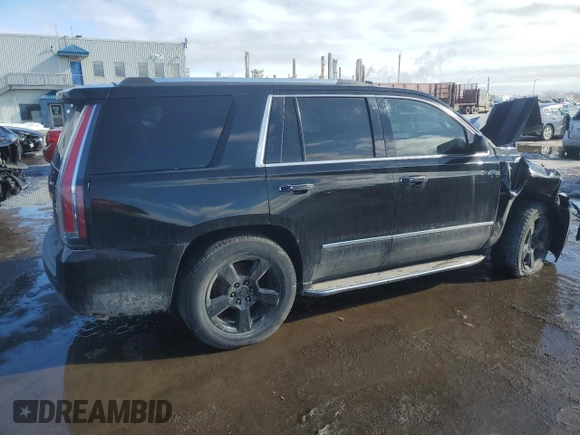 2019 GMC Yukon Denali with VIN 1GKS2CKJ9KR148869, listed as a Copart auction lot 46492895 with 0 mi miles and Salvage Title. Bid and sale history available at carsss.com. Image 3.