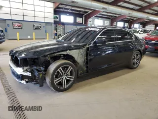 2021 BMW 5 Series 530i xDrive with VIN WBA13BJ09MWW98601, listed as a Copart auction lot 50370205 with 40,987 mi miles and Salvage Title. Bid and sale history available at carsss.com. Image 1.