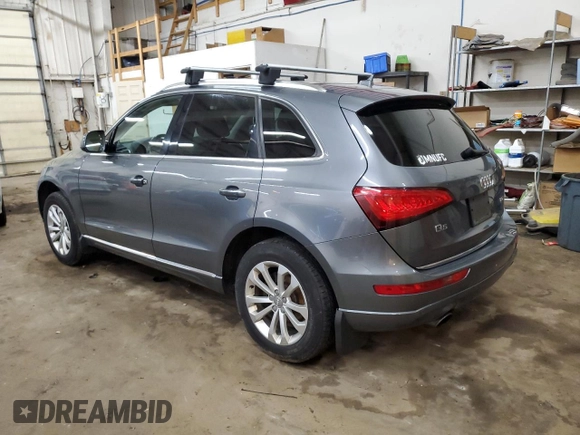 2015 Audi Q5 Premium Plus with VIN WA1LFAFP7FA111955, listed as a Copart auction lot 60423655 with 177,604 mi miles and Salvage title. Bid and sale history available at DreamBid. Image 2.