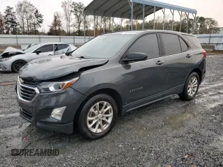 2020 Chevrolet Equinox LS z VIN 2GNAX5EV7L6144634, wystawiony jako Copart lot #79621504 z przebiegiem 165 052 mil mil oraz Szkoda całkowita • Salvage title. Historia ofert i sprzedaży dostępna na DreamBid. Obrazek 1.