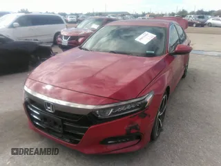 2018 Honda Accord Sedan Sport 1.5T with VIN 1HGCV1F32JA154468, listed as a IAAI auction lot 35071354 with 63,097 mi miles. Bid and sale history available at carsss.com. Image 2.