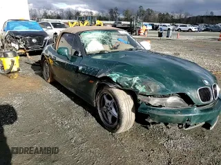 1996 BMW 3 Series Z3 1.9 with VIN 4USCH7329TLB71714, listed as a Copart auction lot 41388935 with 108,570 mi miles and Salvage Title. Bid and sale history available at carsss.com. Image 10.