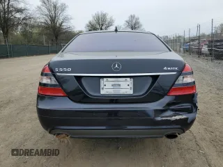 2008 Mercedes-Benz S-Class 5.5L V8 with VIN WDDNG86X88A185673, listed as a Copart auction lot 52859885 with 159,293 mi miles and Salvage Title. Bid and sale history available at carsss.com. Image 6.